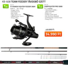 By Döme Team Feeder Távdobó szett