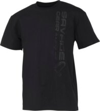 Savage Gear Vertical Logo Tee M Black póló