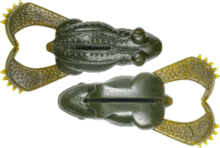 Savage Gear TOUGH TOAD 11CM 30G F RTF GREEN gumihal