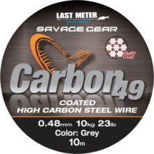 Savage Gear CARBON49 STEELWIRE 10M0.60MM16KG35LBS CG fém előkezsinór