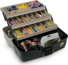 Plano Eco-Friendly Three-Tray Tackle Box ; 37,5x21,6x19,1cm horgászdoboz