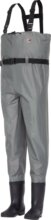DAM NYLON CHEST WADERS 46/47 LIGHT GREY