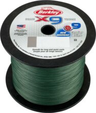 Berkley x9 Braid; 2000m | 2188yd, 0,25mm, 27kg, Low-Vis Green fonott pergető zsinór