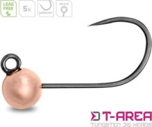 Delphin T-AREA BL Tungsten jig / 5 db (réz/6,4mm/2,2g/#4)
