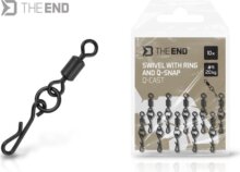 Delphin TheEND Q-Cast forgó karikával és gyorskapoccsal / 10 db (#4/20kg)