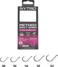 Nytro Nto-B2 Előkötött Szakáll Nélküli Csaligyűrűs Method Előke 10 Cm 18/0,15mm