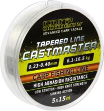 Carp Academy Castmaster Tapered Line 5x15m 0.23-0.40mm