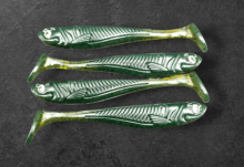 Alpha Tackle Avci Motoroil zöld/barna csillámokkal/ 9cm