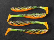 Alpha Tackle Avci Firetiger narancssárga/sárga-zöld/ narancssárga farokkal
