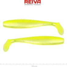 Reiva Flat Minnow shad 18cm 2db/cs (Flash Lemonade)