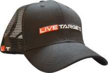 Livetarget Black Trucker Cap - Embroidery Patch - 114
