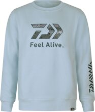 Daiwa D-VEC Crew Neck Trout (light blue, #L)