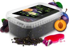 Pellet box Delphin Reaxe READY&GO (Szilva-Eperfa/400g+120ml booster+10 waft)
