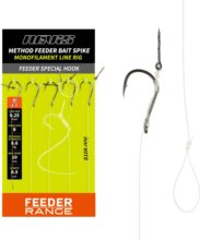 Nevis Feeder monofil előke csalitüskével 12-es