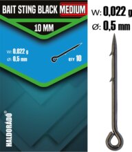 Haldorádó Bait Sting Black Fekete csalitüske MEDIUM 10 mm