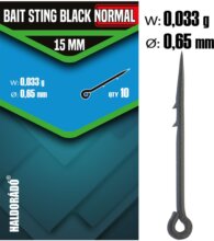 Haldorádó Bait Sting Black Fekete csalitüske NORMAL 15 mm