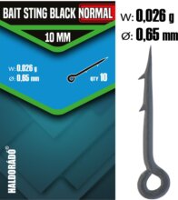 Haldorádó Bait Sting Black Fekete csalitüske NORMAL 10 mm