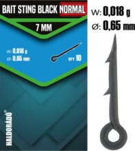 Haldorádó Bait Sting Black Fekete csalitüske NORMAL 7 mm