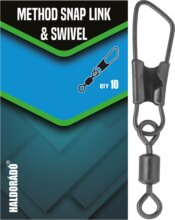 Haldorádó Method Snap Link & Swivel - karabineres forgókapocs