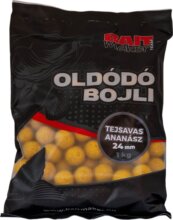 BAIT MAKER Oldódó bojli 24 mm Tejsavas Ananász 1 kg