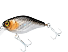 Jackall Chubby 38F - HL Silver & black
