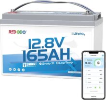 Redodo LiFePO4 12V 165Ah Group31 BlueTooth akkumulátor