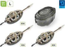 Delphin Method QUIX Reaxe Feeder Szett töltőszerszámmal 3+1 L (30g,40g,50g)