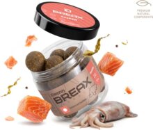 Delphin BreaX balanszírozott bojli / SeaKER (Tintahal-Lazac/20mm/100g)
