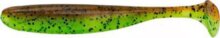 Keitech Easy Shiner 4,5" 114mm #401 - Green pumpkin/ Chartreuse