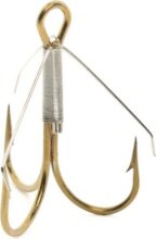 Mustad Weedless Treble 6 Bronze 5db/csomag