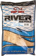 TOP MIX River Fish etetőanyag - Halas pelletekkel