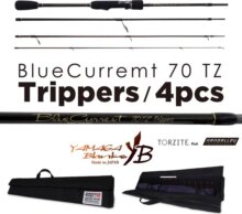 Yamaga Blanks Yamaga Blue Current 70Tz Trippers Pilar 2.145m 12g 4 Részes Fuji Titanium Torzite