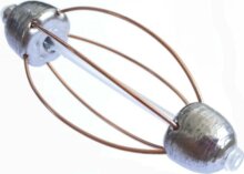 Natúr Rövid 5 Bordás Távdobó Kosár 20g