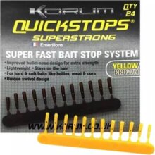 Korum QUICKSTOPS - YELLOW / BROWN