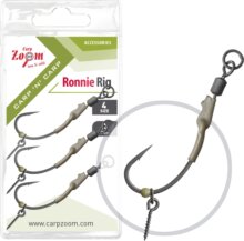 CarpZoom Ronnie Rig bojlis végszerelék, #4, 3db