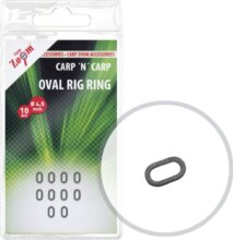 CarpZoom Ovális előkegyűrű, 4,5mm, 10db
