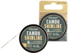 CarpZoom Camou bevonatos előkezsinór, 15m, 30lb, terepmintás