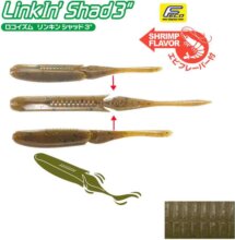 Tiemco Linkin Shad 3" 7.6cm Color 005Ns