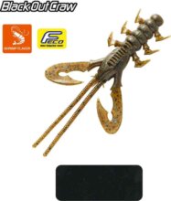 Tiemco Black Out Craw 4" 10cm Color 000