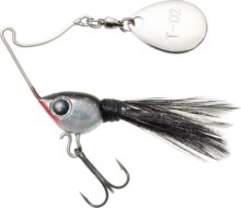 Spinnerbait Tiemco Necromancer 6.5g 45mm 03 Holo Silver Black