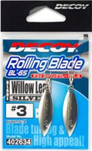Spinner Blade Forgóval Decoy Bl-6S Willow Leaf Silver 2