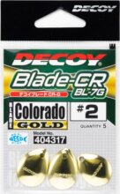 Spinner Blade Decoy Bl-7g Cr Colorado Gold 4