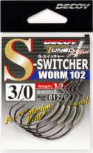 Offset Horog Súlyozott Decoy Worm 102 S-Swicher #4/0 1.5g