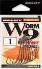 Offset Horog Decoy Worm 9 Upper Cut 1/0