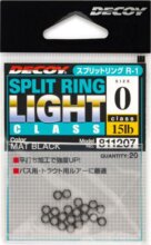 Kulcskarika Split Ring Decoy R-1 Light Class Black 2 30lbs