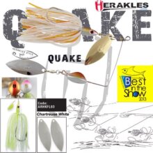 Herakles Spinnerbait Quake 5/8Oz 17.5g Chartreuse/White
