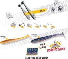 Herakles Shad-Ow85 3.5" 8.9cm Electric Blue Shad