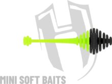 Herakles Ringo Tail 50mm Cheese Black Chartreuse