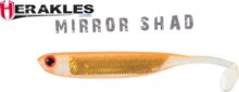 Herakles Mirror Shad 3.8" 10cm Orange Gold