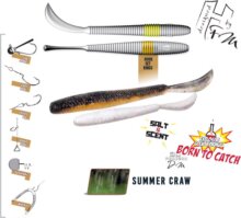 Herakles Leftail Worm 3.4" 8.6cm Summer Craw